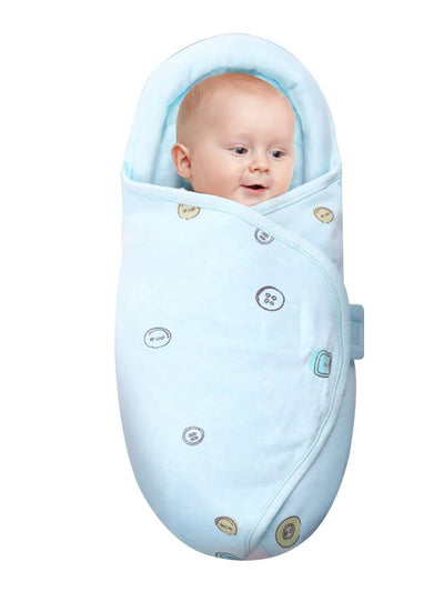 Baby Clothes | New  Born Baby Swaddle with Head Shaping Neck Protector Design