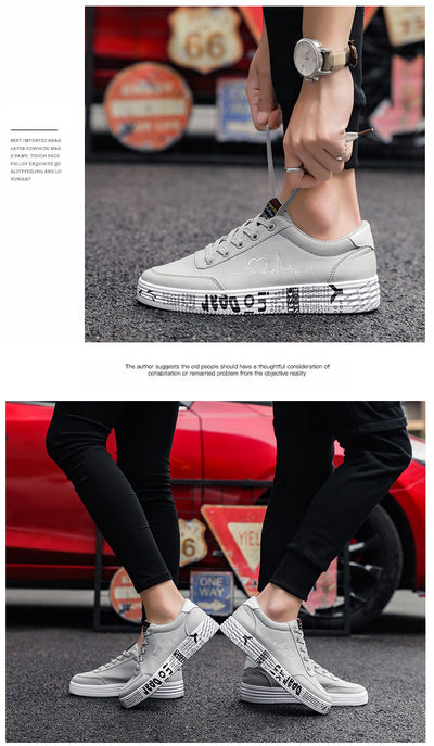Sneakers | Heart Beat Printed Sneakers