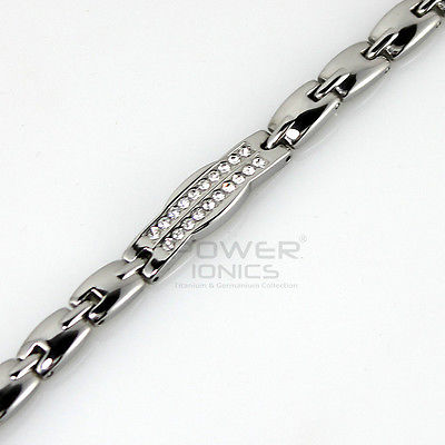 Sports Bracelet | Power Ionics Titanium Germanium Magnetic Crystal Wristband