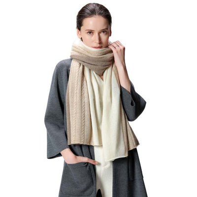 Winter Clothes | Miss Daisy Twisted Knitted Cashmere Scarf